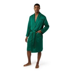 Dogg Supply by Snoop Dogg Mens Poly Satin Robe - Evergreen Size 2XL